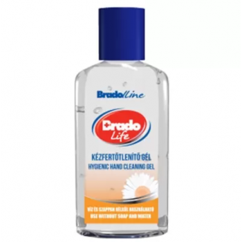 BradoLife kézfertőtlenítő gél kamilla - 50ml